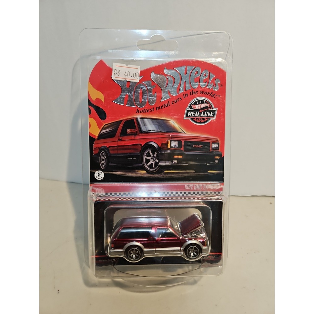 Hot Wheels Collectors Red Line Club RLC - 1992 GMC Typhoon - Plastic Protector
